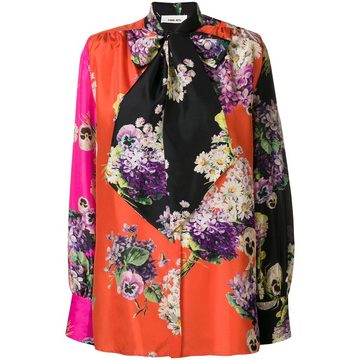 floral print blouse