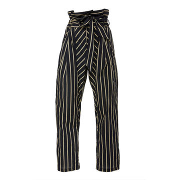 Portia belted cotton pant