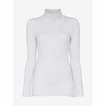 inside out fitted jersey turtleneck