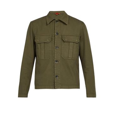 Baldo cotton-blend overshirt