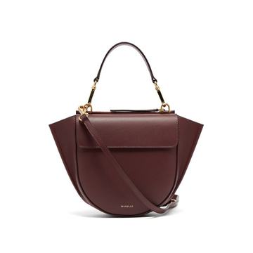 Hortensia mini leather cross-body bag