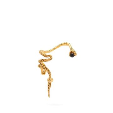 Gold-tone metal snake ear cuff