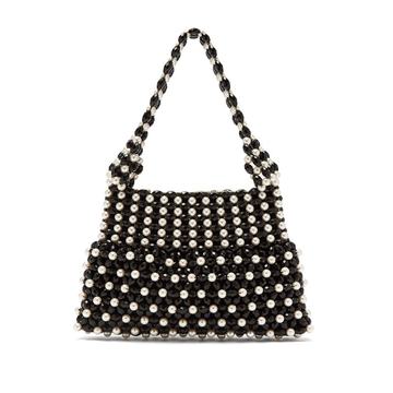 Quinn faux pearl-embellished bag