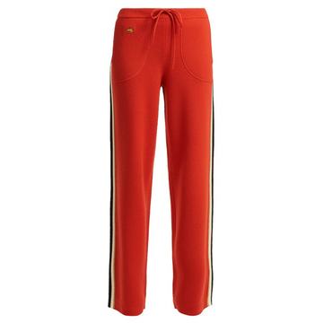 Race merino-wool track pants