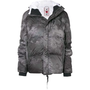 camouflage oversized puffer jacket