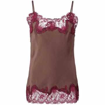 lace trim cami top