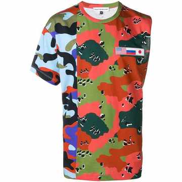 camouflage hybrid T-shirt