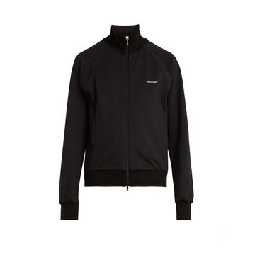 Zip-through logo-print track jacket