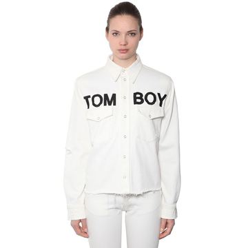 "TOMBOY"纯棉牛仔衬衫