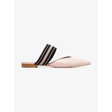 Pink Hannah 10 Leather Mules