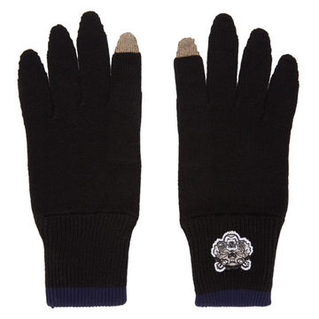 Black Tiger Crest Gloves