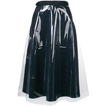 midi pleated skirt