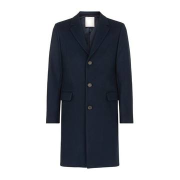 Longline Notched Lapel Coat