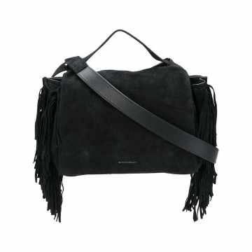 fringed tote