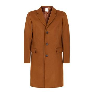 Longline Notched Lapel Coat