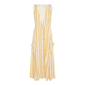 Claudia Striped Midi Dress