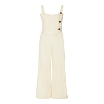 Sainte Marie linen flared leg jumpsuit