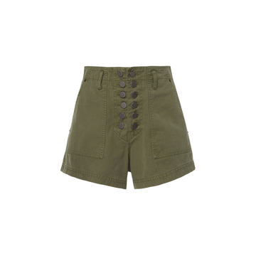 Stellan Washed Canvas Shorts