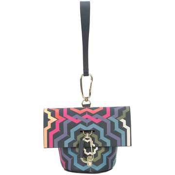 Belay print mini clutch bag