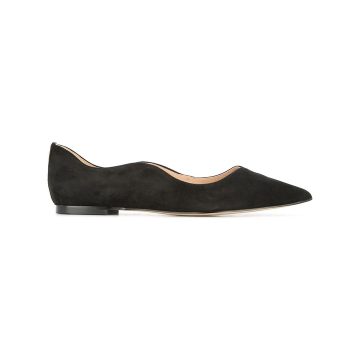 pointed toe ballerina shoes