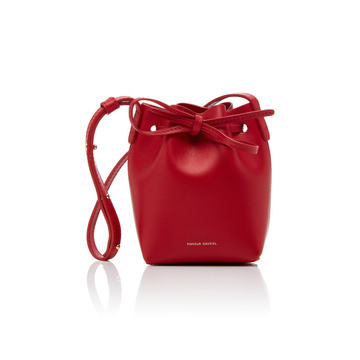 M'O Exclusive Leather Bucket Bag