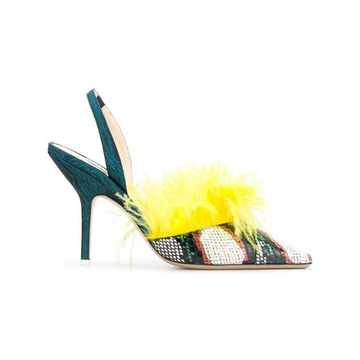 Whips feathered pumps