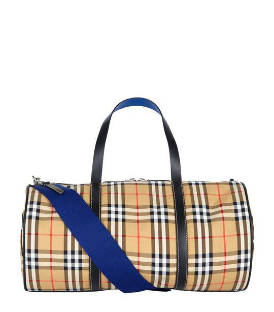 Vintage Check Barrel Bag展示图