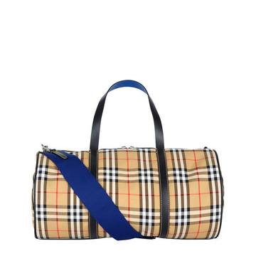 Vintage Check Barrel Bag