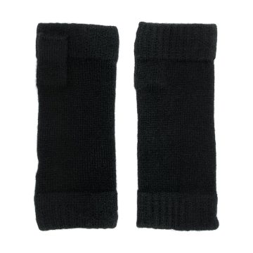 finger-less knitted gloves