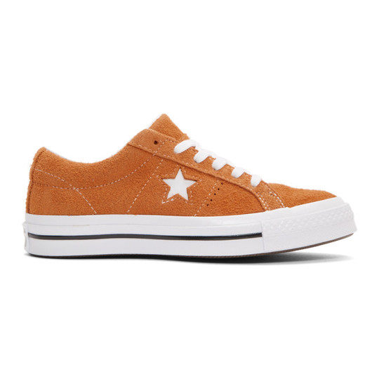 Orange Suede One Star Sneakers展示图
