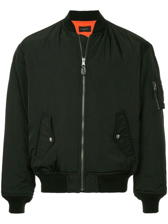 zipped bomber jacket展示图