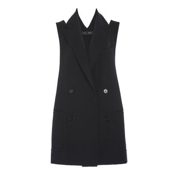 Cutout Wool-Blend Vest