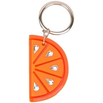 橘子切片造型钥匙圈