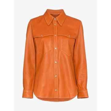 Nile leather shirt