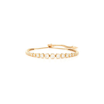 Rose Gold X-Large Prive Luxe Bezel Diamond Slider Bracelet