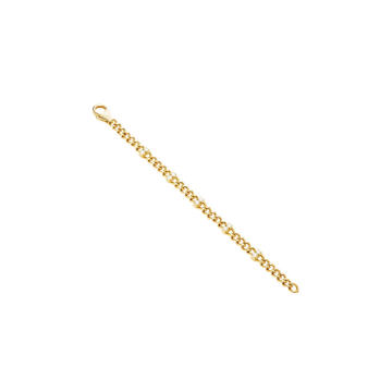 Yellow Gold Toujours Large Curb Link Chain Bracelet
