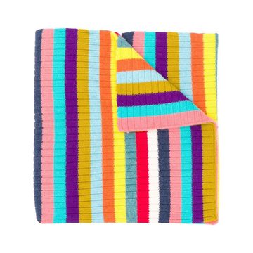 colour-block striped scarf