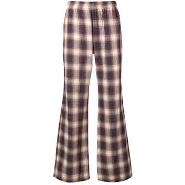 checked trousers