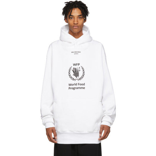 WFP print hooded sweatshirt展示图