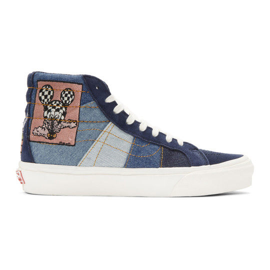 Blue Taka Hayashi Edition OG SK8-HI LX High-Top Sneakers展示图