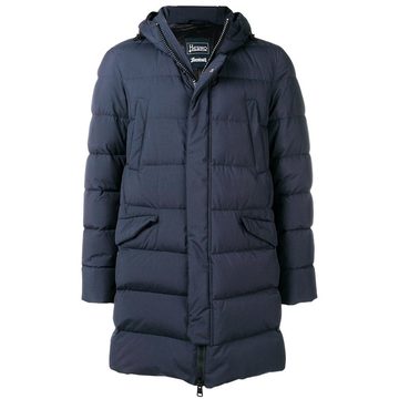 hooded padded coat