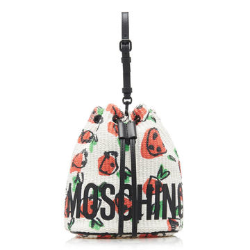 Strawberry Print Shopping Bag