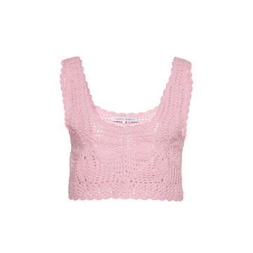 Crochet Cotton Cropped Top