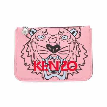 KENZO F862PM611F02 34 ROSE CLAIR Leather/Fur/Exotic Skins->Leather