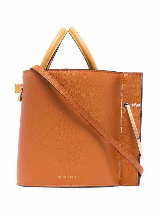 Bobbi leather bucket bag展示图