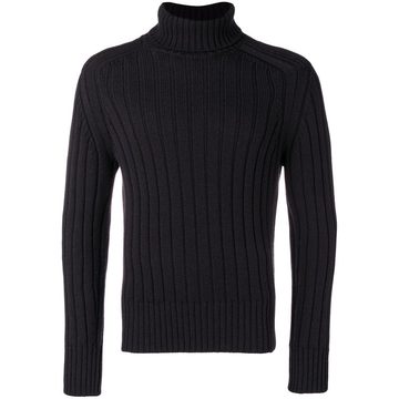 rib knit turtleneck sweater