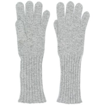 knitted gloves