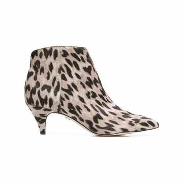 animal print ankle boots