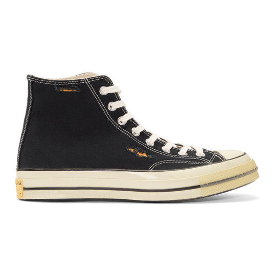 Black Dr. Woo Edition Chuck Taylor 70 High-Top Sneakers展示图