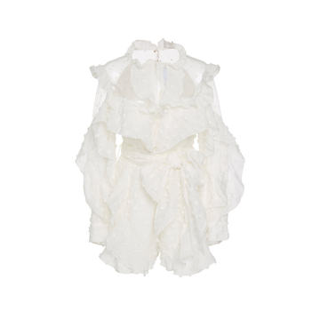 Hawks Ruffled Romper